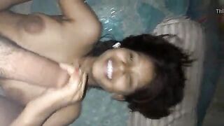 Slutty sister sucks her brother's big cock