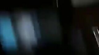 Fucking the whore's pussy using a condom