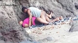 Aunty's fucking on the mountain