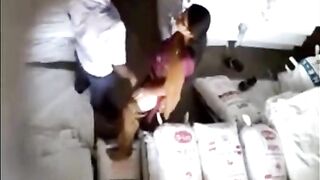 sexy woman sex in fertilizer shop