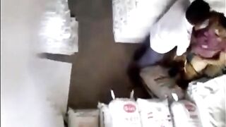 sexy woman sex in fertilizer shop