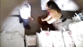 sexy woman sex in fertilizer shop