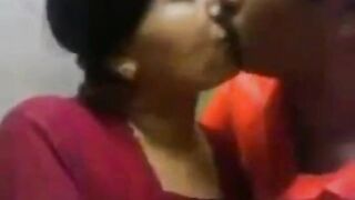 Sucking aunty's juicy breasts and fucking her