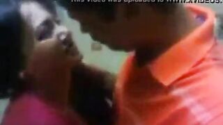 Sucking aunty's juicy breasts and fucking her