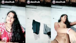 Desi Bhabhi Cam Showing HUGE Boobs Video