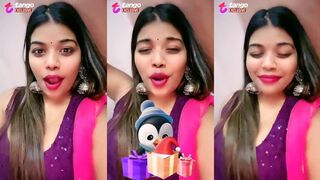 Malaika Her Big Boobs Full Nude Playing Tango Live