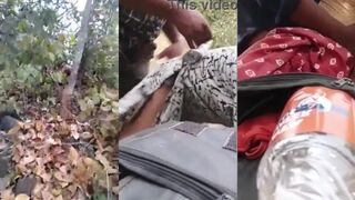 Rustic slut fucking in the field